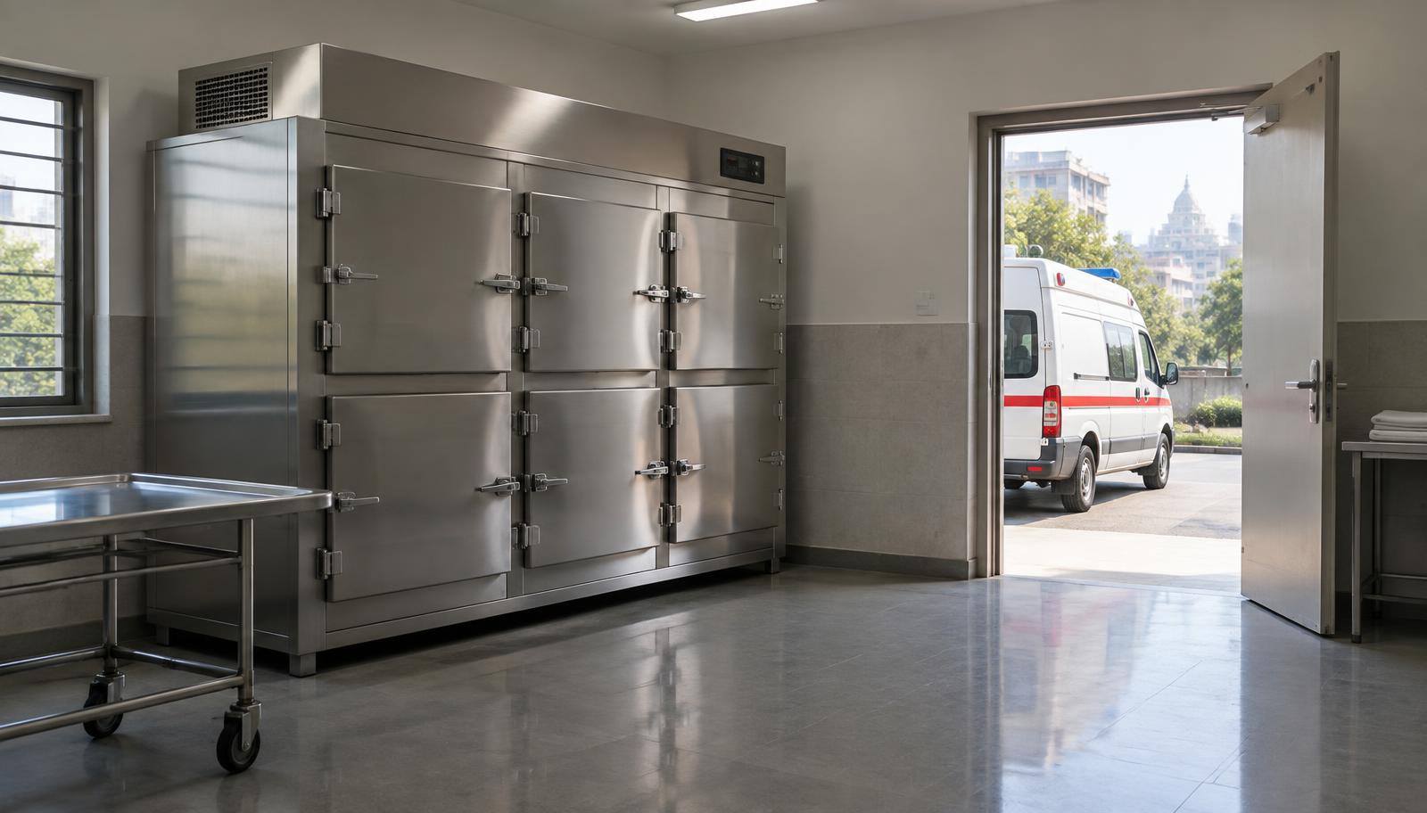 Telugu Welfare Society Provides Swarg Rath, Freezer and Ambulance Support