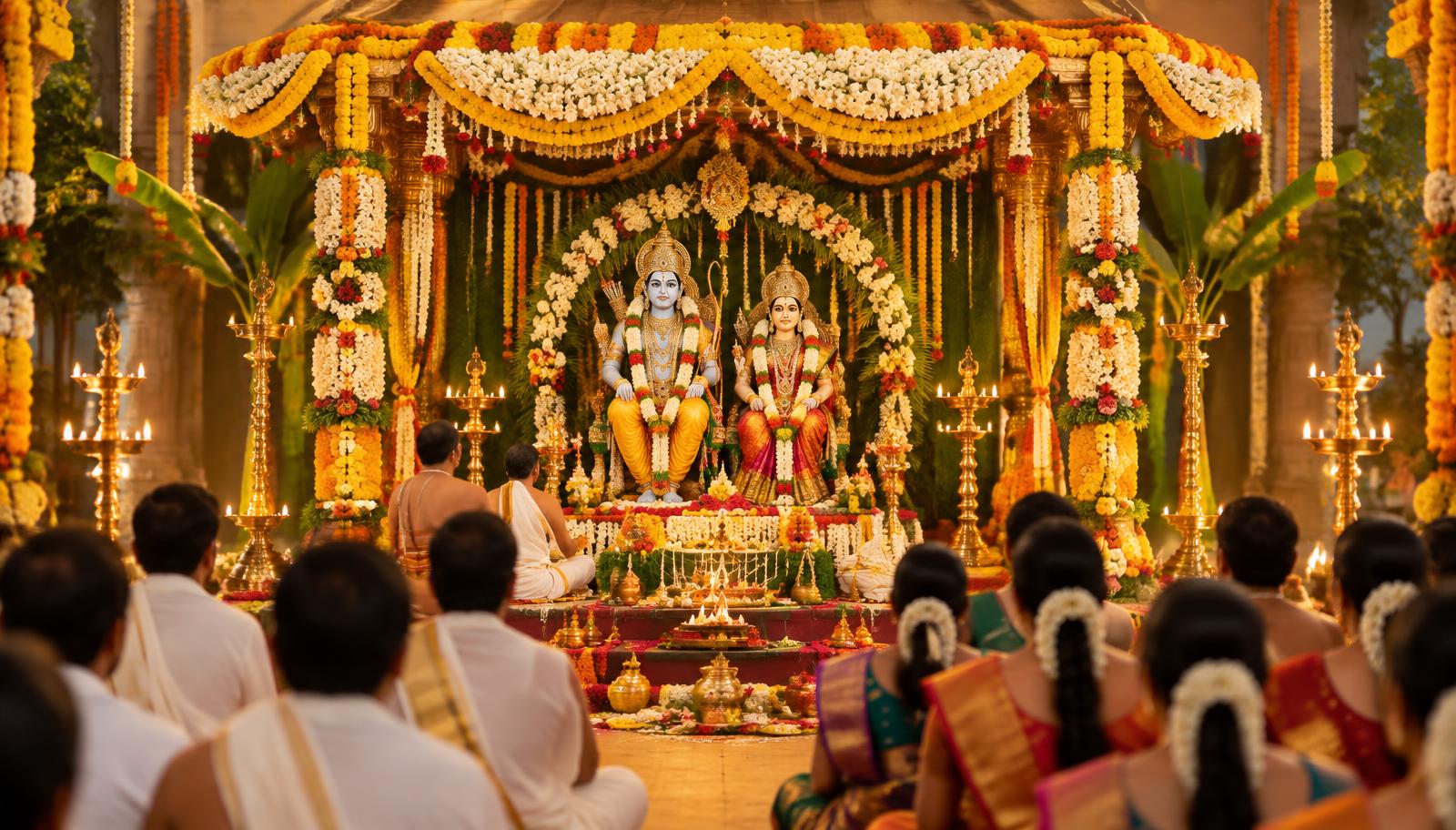 Telugu Welfare Society Celebrates Sita-Ram Kalyan Mahotsav on Ram Navami